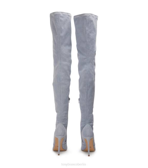 Stiletto-Stiefel| de Tony Bianco Frauen Avah lange Stiefel Denim-Stretch 4624564